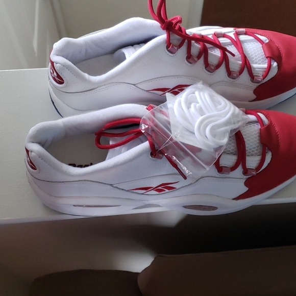 reebok question low white red